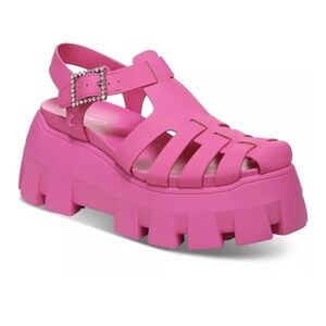 Free People Circus NY Alyson Sandals Barbie Pink Platform, 8 1/2